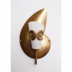 Luminaires Holländer Applique murale Holländer DOPPIONE Or, Laiton, 1 lumière