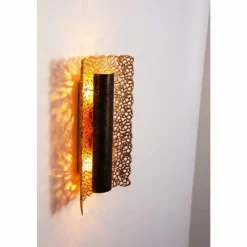 Lampes Dorées-Luminaires Holländer Applique murale Holländer UTOPISTICO Brun doré, 2 lumières