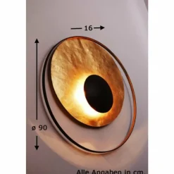 Lampes Dorées-Luminaires Holländer Applique murale Holländer SATELLITE Brun doré, 3 lumières