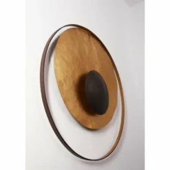 Lampes Dorées-Luminaires Holländer Applique murale Holländer SATELLITE Brun doré, 3 lumières