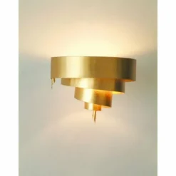 Lampes Dorées-Luminaires Holländer Applique murale Holländer BANDEROLE Or, 1 lumière