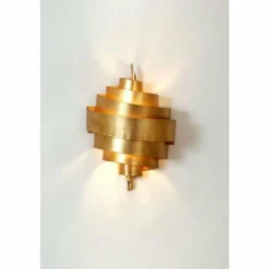 Lampes Dorées-Luminaires Holländer Applique murale Holländer BANDEROLE Or, 1 lumière