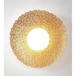 Luminaires Holländer Applique murale Holländer UTOPISTICO CIRCA Or, 2 lumières