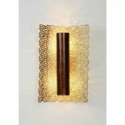 Lampes Dorées-Luminaires Holländer Applique murale Holländer UTOPISTICO Brun doré, Cuivre, 2 lumières