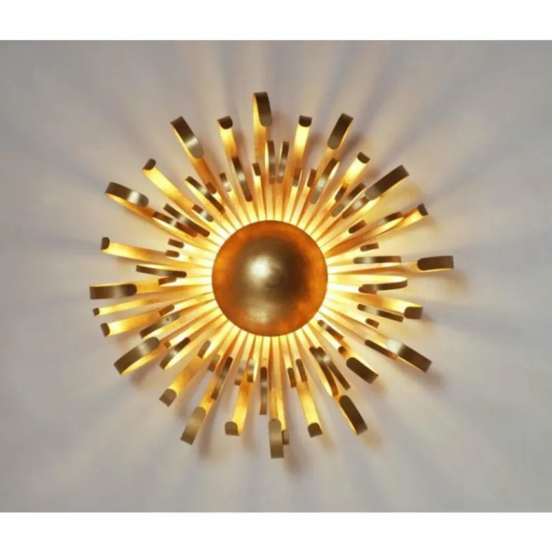 Lampes Dorées-Luminaires Holländer Applique murale Holländer ALESSIA Or, 2 lumières