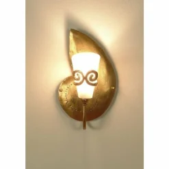 Luminaires Holländer Applique murale Holländer DOPPIONE RECHTS Or, 1 lumière