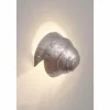 Lampes Dorées-Luminaires Holländer Applique murale Holländer SNAIL ONE Argenté, 1 lumière