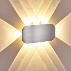 hofstein Applique murale Homad LED Aluminium, 1 lumière