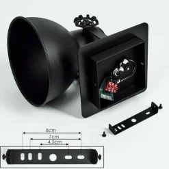 Lampes Industrielles-hofstein Applique murale Hora Noir, 1 lumière