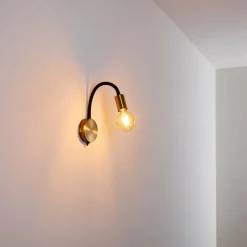 Lampes Dorées-hofstein Applique murale Hovslund Or, Noir, 1 lumière