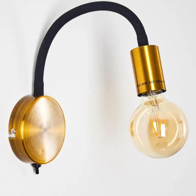 Lampes Dorées-hofstein Applique murale Hovslund Or, Noir, 1 lumière