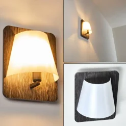 hofstein Applique murale Huddinge Gris, 1 lumière