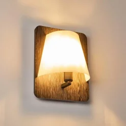 hofstein Applique murale Huddinge Gris, 1 lumière