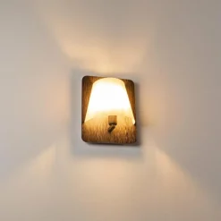 hofstein Applique murale Huddinge Gris, 1 lumière