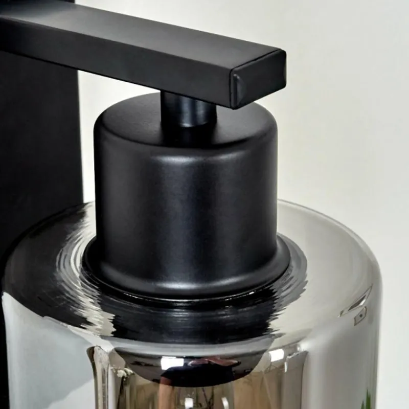 hofstein Applique murale Hunouri Noir, 1 lumière