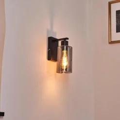 hofstein Applique murale Hunouri Noir, 1 lumière