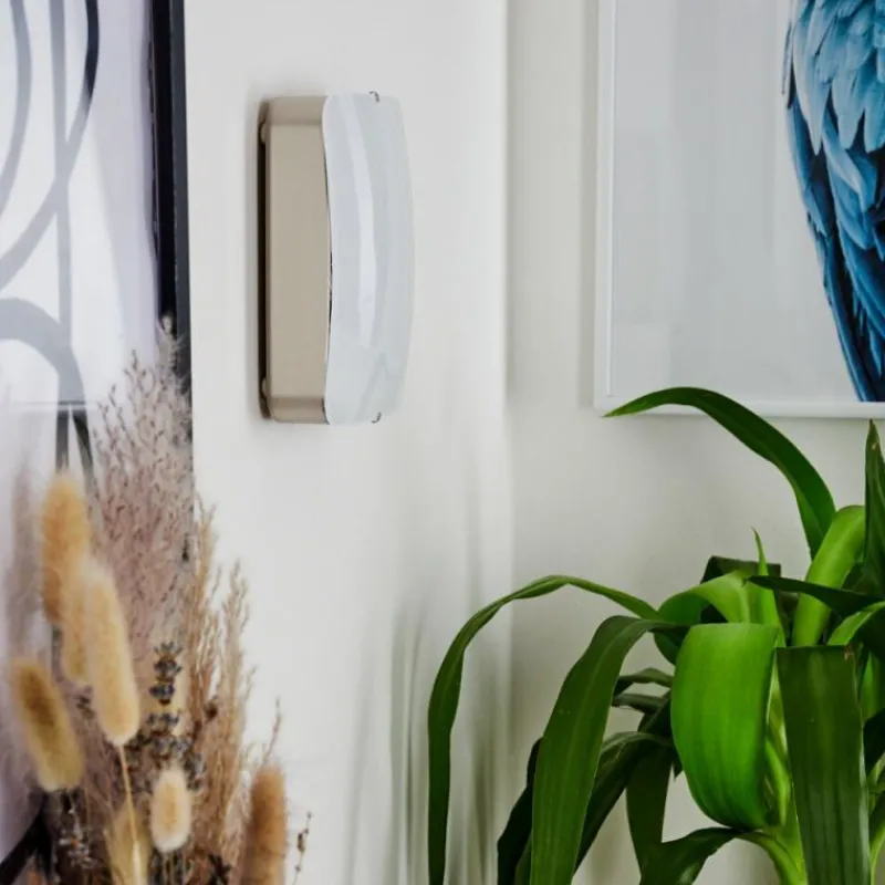 hofstein Applique murale Hutton LED Nickel mat, 1 lumière