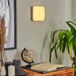 hofstein Applique murale Hutton LED Nickel mat, 1 lumière