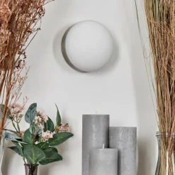 hofstein Applique murale Hutton LED Nickel mat, 1 lumière