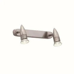 Luminaires Ideallux Applique murale Ideal Lux ALFA Nickel mat, 2 lumières* Appliques