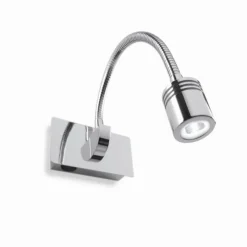 Luminaires Ideallux Applique murale Ideal Lux DYNAMO LED Chrome, 1 lumière* Éclairage Led