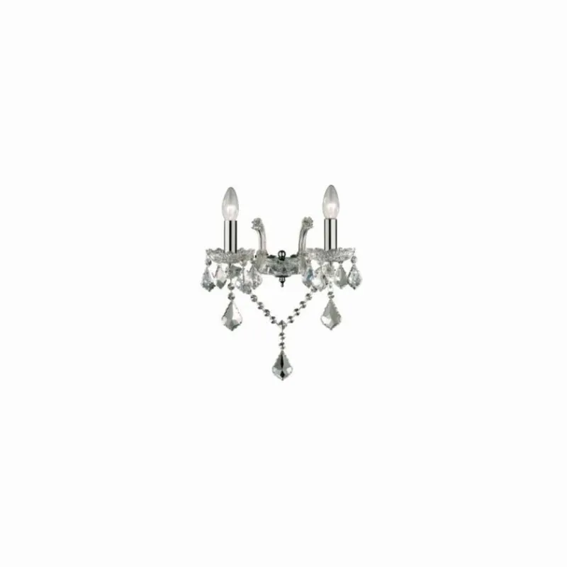 Luminaires Ideallux Applique murale Ideal Lux FLORIAN Chrome, 2 lumières