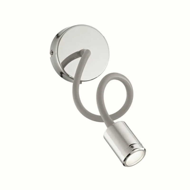 Luminaires Ideallux Applique murale Ideal Lux FOCUS LED Chrome, 1 lumière* Éclairage Led