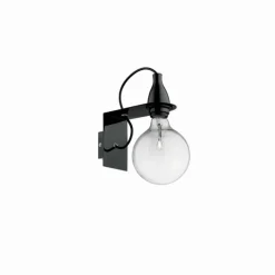 Luminaires Ideallux Applique murale Ideal Lux MINIMAL Noir, 1 lumière* Appliques