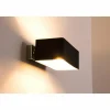 Luminaires Ideallux Applique murale Ideallux BOX AP2 Noir, 2 lumières