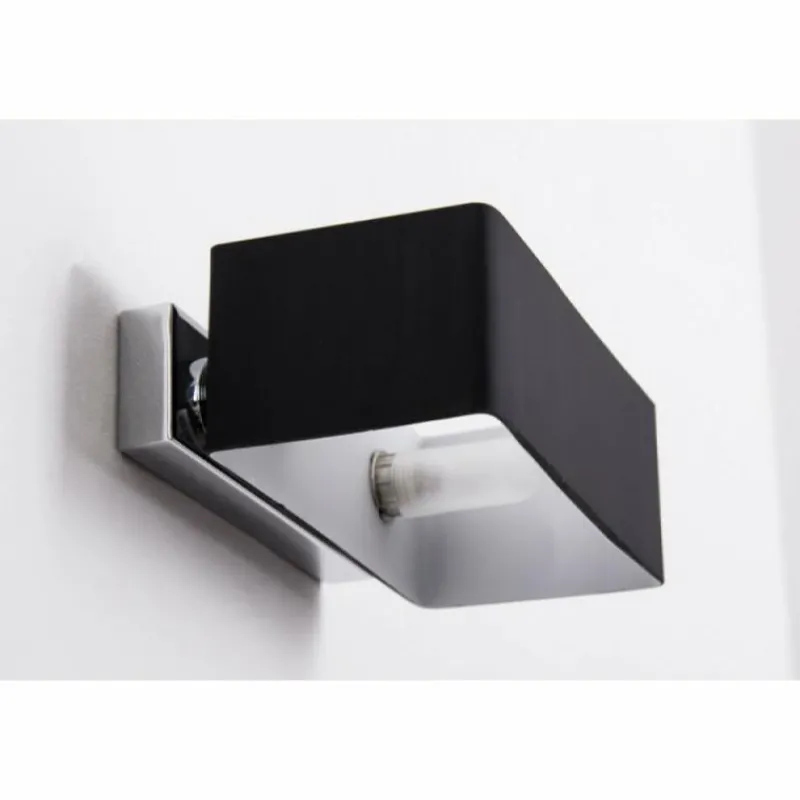 Luminaires Ideallux Applique murale Ideallux BOX AP2 Noir, 2 lumières