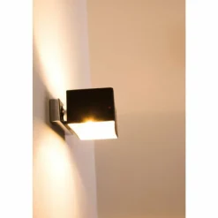 Luminaires Ideallux Applique murale Ideallux BOX AP2 Noir, 2 lumières