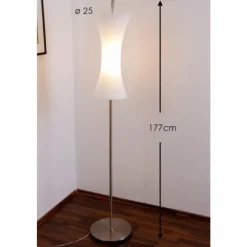 Luminaires Ideallux Applique murale Ideallux ELICA PT1 Nickel mat, 1 lumière