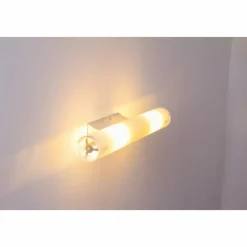 Luminaires Ideallux Applique murale Ideallux CAMERINO AP2 Aluminium, 2 lumières