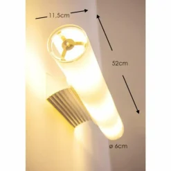 Luminaires Ideallux Applique murale Ideallux CAMERINO AP3 Aluminium, 3 lumières