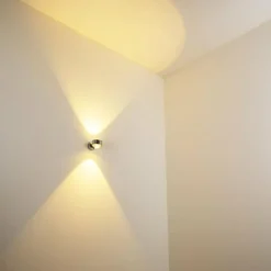 hofstein Applique murale INDORE LED Chrome, 2 lumières