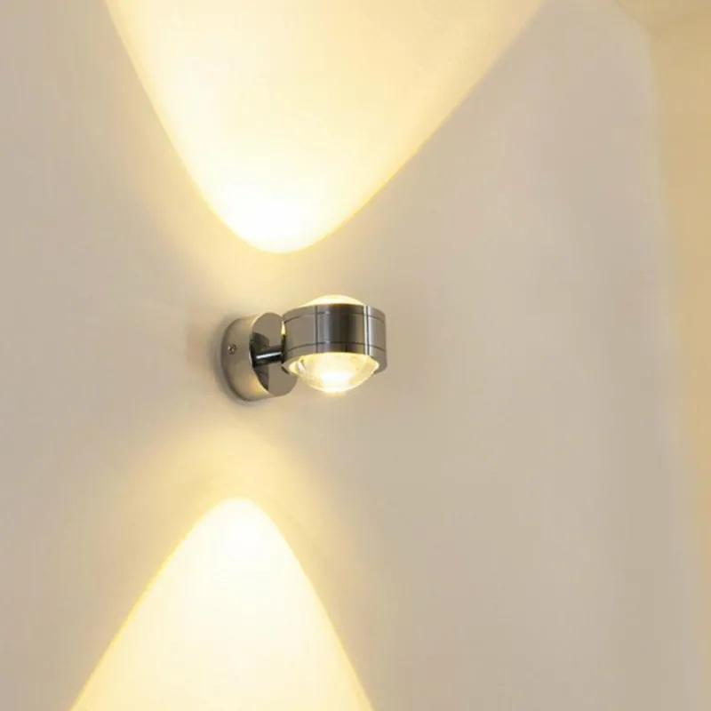 hofstein Applique murale INDORE LED Chrome, 2 lumières