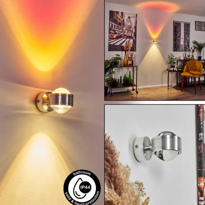 hofstein Applique murale Indore LED Aluminium, 2 lumières