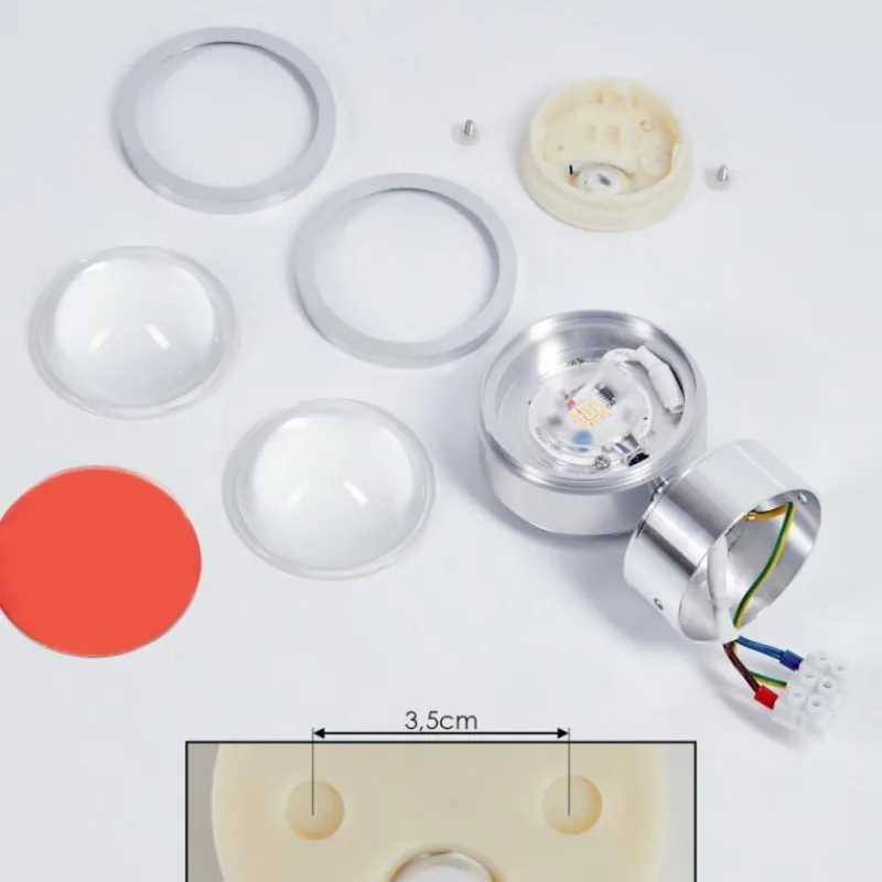 hofstein Applique murale Indore LED Aluminium, 2 lumières