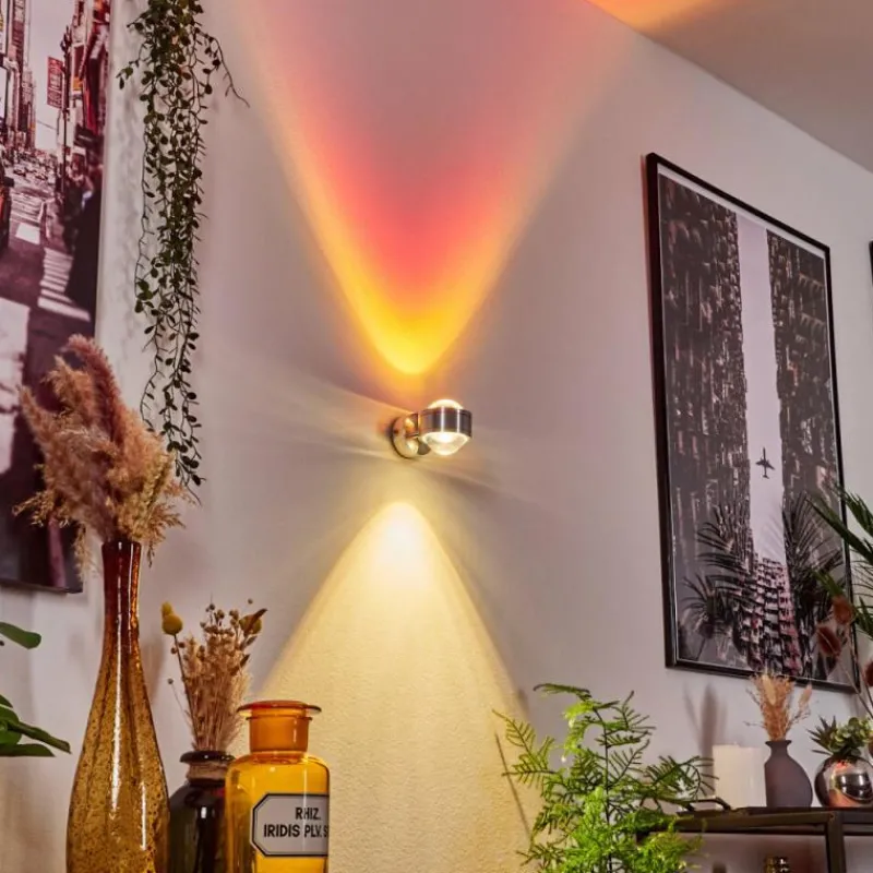 hofstein Applique murale Indore LED Aluminium, 2 lumières