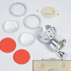 hofstein Applique murale Indore LED Aluminium, 2 lumières