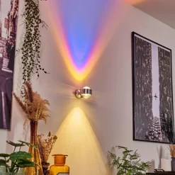 hofstein Applique murale Indore LED Aluminium, 2 lumières