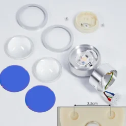 hofstein Applique murale Indore LED Aluminium, 2 lumières