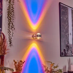 hofstein Applique murale Indore LED Aluminium, 2 lumières