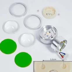 hofstein Applique murale Indore LED Aluminium, 2 lumières