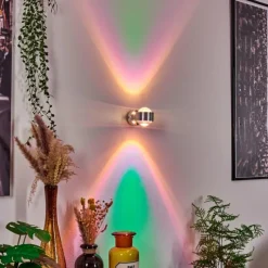 hofstein Applique murale Indore LED Aluminium, 2 lumières