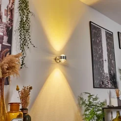 hofstein Applique murale Indore LED Aluminium, 2 lumières