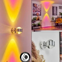 hofstein Applique murale Indore LED Aluminium, 2 lumières