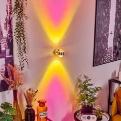 hofstein Applique murale Indore LED Aluminium, 2 lumières