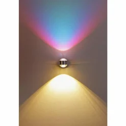 hofstein Applique murale Indore LED Aluminium, 2 lumières
