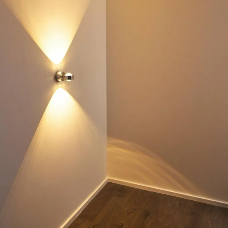 hofstein Applique murale Indore LED Aluminium, 2 lumières